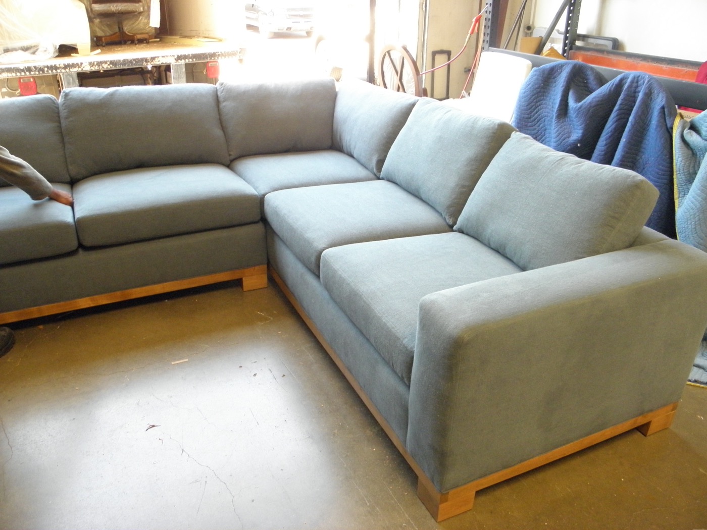 Upholstered corner seating